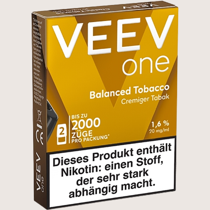 Veev One Pods Balanced Tobacco 20 mg