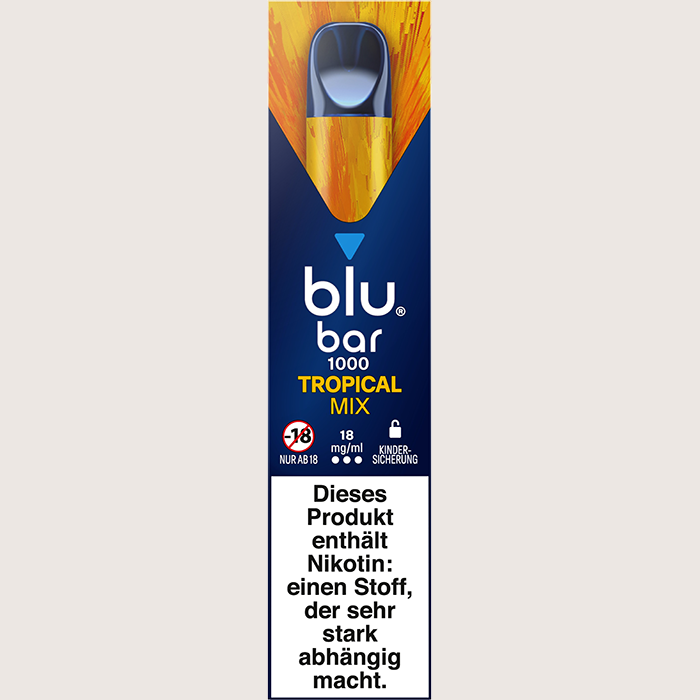 Blu Bar 1000 Tropcial Mix 18 mg